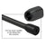 Sliding Door End Cap CRL Laguna Matte Black Wall Mount
