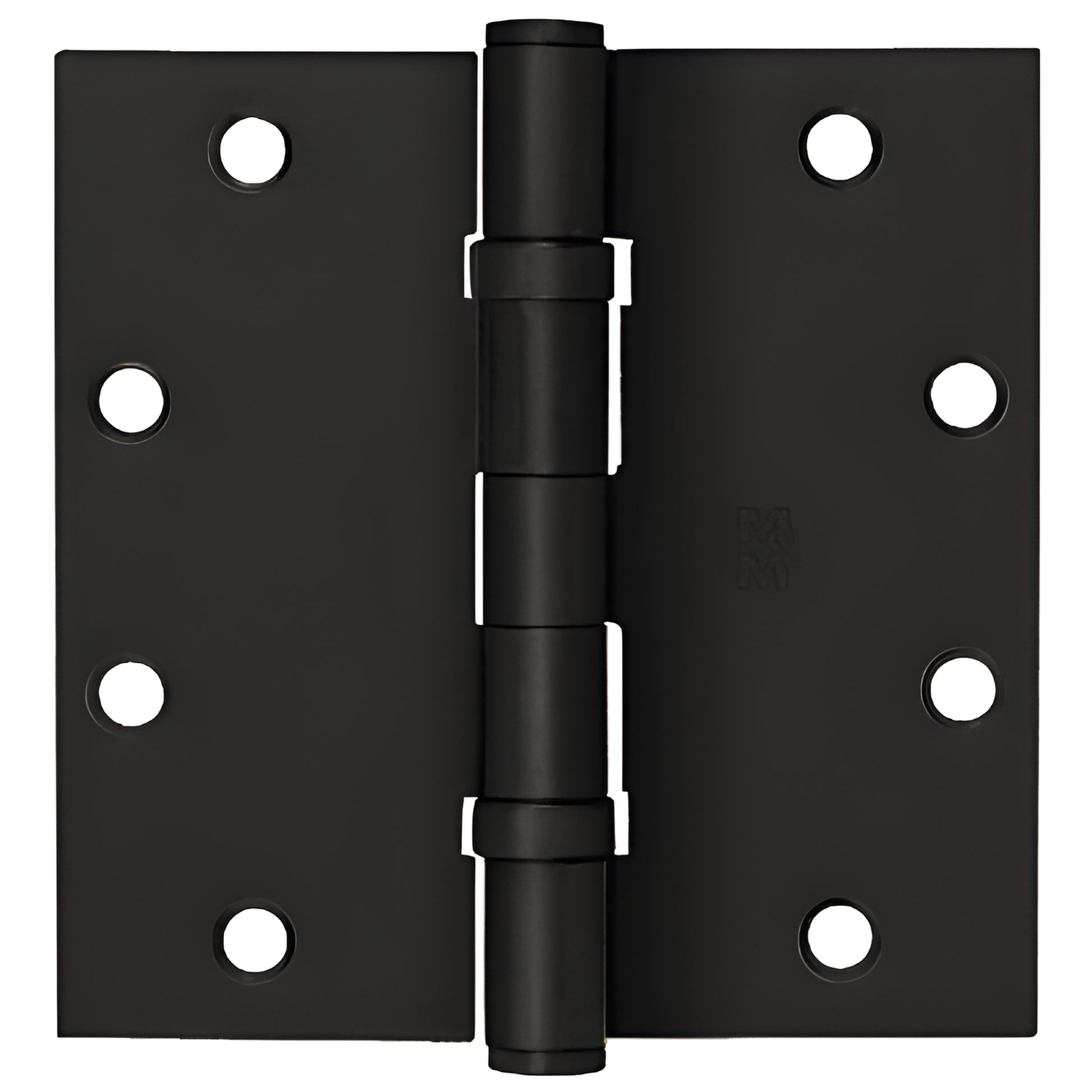 CB510B 5x5 antique oil rubbed bronze ball bearing full mortise square hinge, removable pin, six hole face