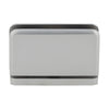PPH01SN satin-nickel brass pivot hinge for 5/16-3/8" (8-10mm) tempered glass shower doors, beveled, self-centering