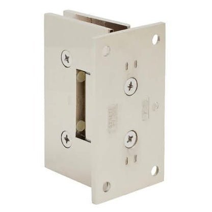 CRL Polished Nickel Victoria Series Wall Mount Hinge with Full Back Plate - Image 3