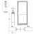 CRL-U.S. Aluminum Clear Anodized 400 3' x 7' Offset Storefront Door
