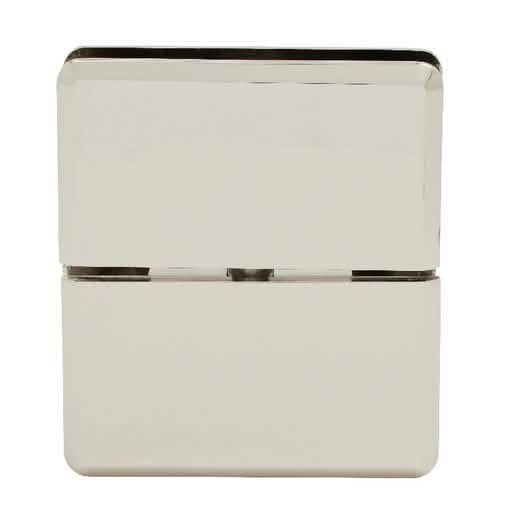 Polished Nickel Glass-to-Glass Hinge: CRL Senior Prima 02 Series, elegant and durable.