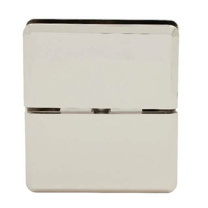 Polished Nickel Glass-to-Glass Hinge: CRL Senior Prima 02 Series, elegant and durable.
