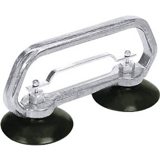 CRL 3" Double Cup Vacuum Lifters with Release Bar for secure glass handling. Durable desig