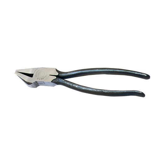 RD1932 CRL 8.5 in forged drop-jaw glass pliers, polished jaws and black handles, for glass up to 1/2 in.