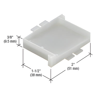 CRL-U.S. Aluminum Water Deflector - 50/Pk