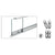 CRL 48 in Satin Anodized Anti-Lift Track Assembly for Sliding Doors