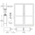 CRL-U.S. Aluminum Series 400 White KYNAR® Geared-Hinge Entrance Doors
