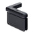 CRL Prima 05 Left-Hand Matte Black Offset Door Hinge