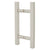 6" Square Ladder Cabinet & Drawer Pull Back-to-Back