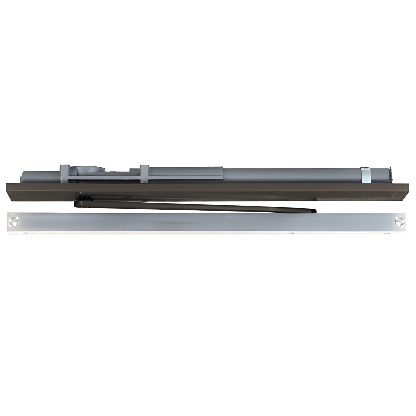 LCN 2035LDU overhead concealed door closer with cover plate, dark bronze finish