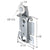 CRL 7/8" Nylon Wardrobe Door Roller Replacement for Sliding Closet