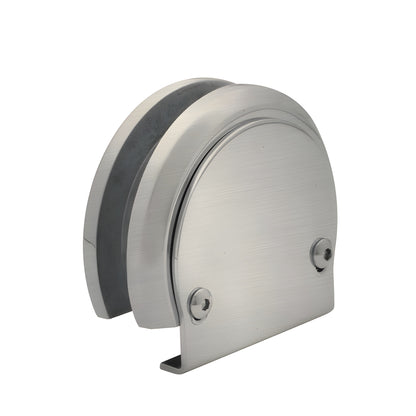 BR4BN brushed-nickel replacement bottom roller for Essence sliding glass door, brass, fits 1/2" (12 mm) glass.