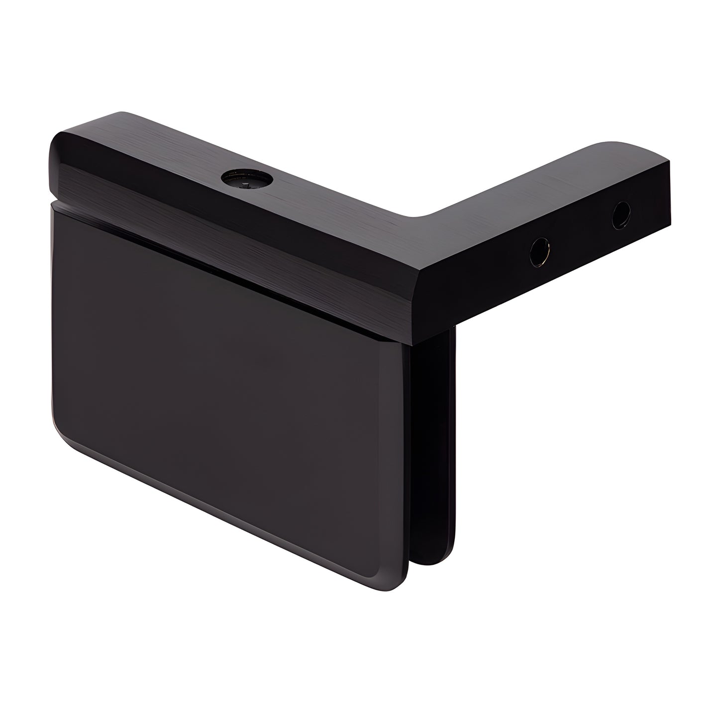 Oil-rubbed bronze beveled brass pivot hinge for frameless shower doors (PPH05R0RB)