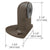 CRL Bronze Floor-Mount Door Stopper - Heavy-Duty Bumper