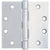 CRL Satin Chrome Template Ball Bearing Butt Door Hinge - Std Weight
