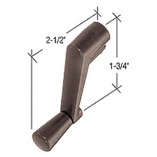 CRL Bronze Crank Handle for Andersen Windows - Durable, stylish, easy to install.