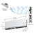 CRL Brushed Stainless Bottom Door Patch 1NT301 Glass Door Hardware