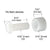 CRL 5/16" Nylon Flat Sliding Window Roller with Axle Pin for Radco