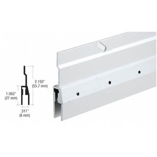 CRL Satin Anodized 6' Masteroll Front Hanger for Smooth Sliding Door Installations