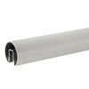 CRL cap rail GR25BS6 - 2.5 in brushed stainless steel bump-formed cap rail with welded internal channel, 120 in