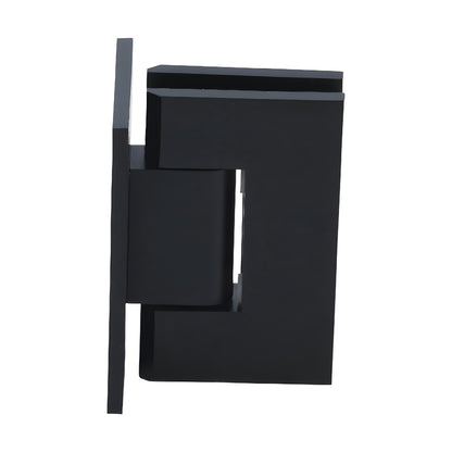 JRG0370RB Junior Geneva oil rubbed bronze wall mount brass shower door hinge for 6-8mm glass, self centering.