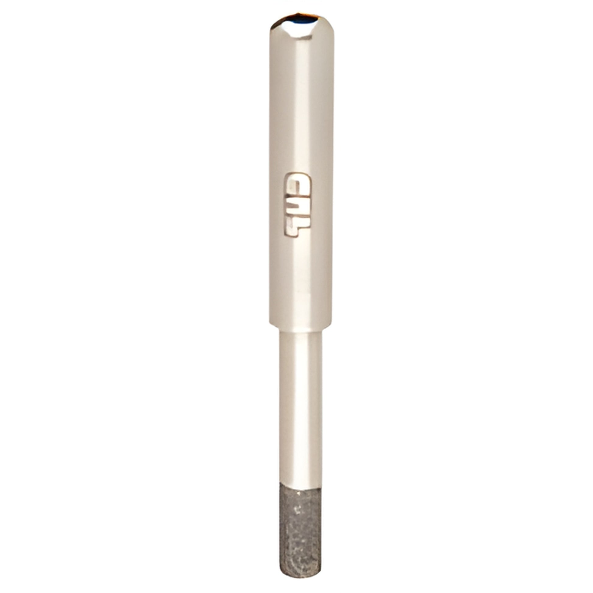 CRL DCD14 electro-formed diamond drill bit for flat plate glass, 1/4" (6 mm) thin-wall, straight shank