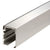 CRL GSDH Brushed Stainless Sliding Door Top Track with Covers