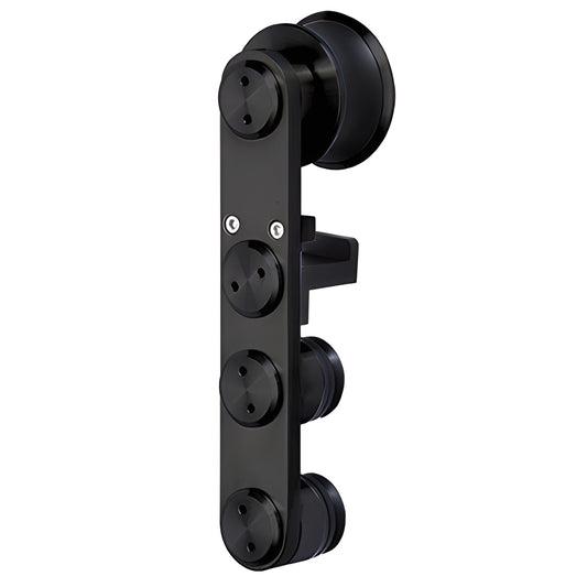 LS500MBL matte-black Laguna anti-lift top roller for sliding glass doors, 316 stainless alloy, 1/8" vertical adjustment