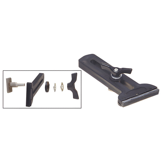 CRL Truck Rack Kleat (SKU 687R) phenolic kleat with rubber pad and oversized wing nut