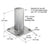 CRL P1 316 Stainless Steel Surface Mount Stanchion