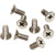 CRL Polished Nickel 6x15mm Flat Head Phillips Cover Plate Screws