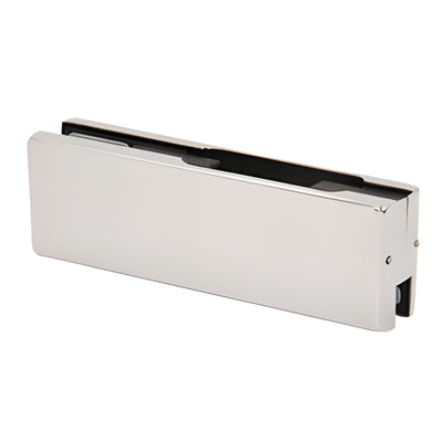 CRL Polished Stainless Patch Fitting Top/Bottom for Glass - No Insert