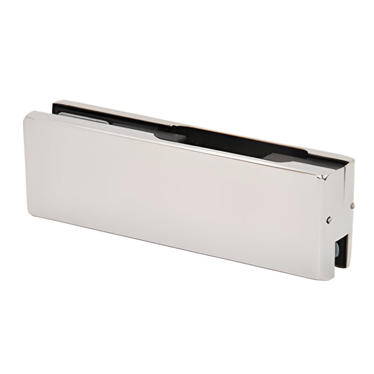 AMR201PS polished stainless steel top/bottom door patch fitting for frameless 3/8-1/2 (10/12mm) glass