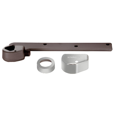 Rixson® Polished Chrome Right Hand 3/4" Offset Bottom Arm