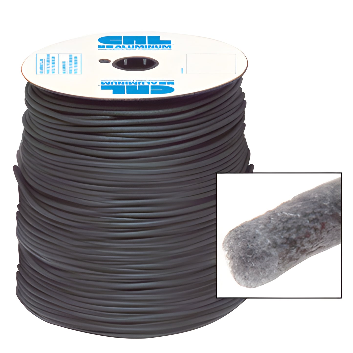 SR38B Sof Rod 3/8" black polyolefin foam backer rod on spool - dual-celled extruded sealant backer.