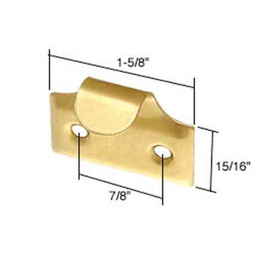 CRL Brass Window Sash Lift: Durable, stylish lift for easy window operation.