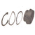 CRL Dark Bronze Mortise Cylinder Guard for Door Locks