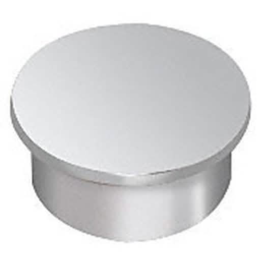 CRL Polished Stainless Steel 1-1/2" Schedule 40 End Cap - Durable Finish and Design