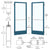 CRL-U.S. Aluminum 72x84 Kynar® Paint Narrow Stile Butt-Hinge Entrance Door
