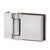 CRL Brushed Nickel Mini L-Plate Hinge for Cabinets & Doors