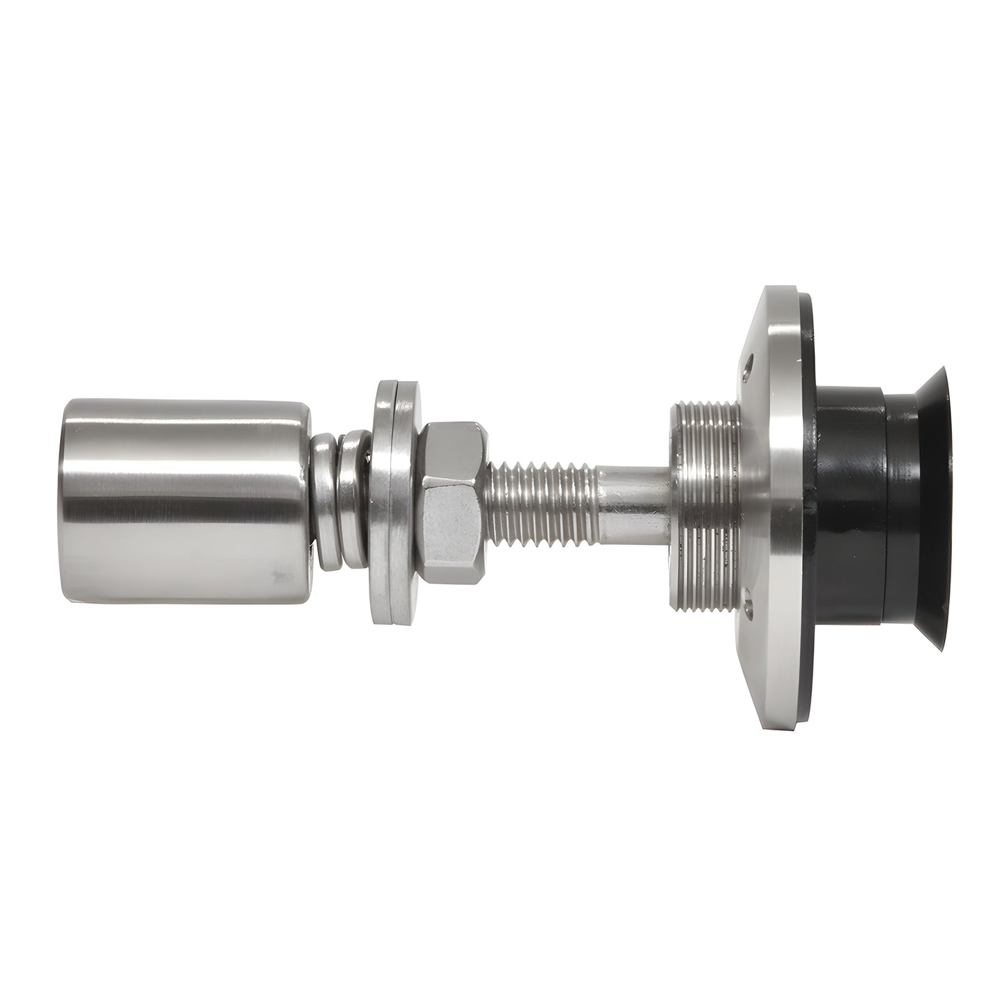 RSF10BS swivel glass attachment, 316 stainless swivel/cap fitting for 3/8-9/16" tempered glass, polished finish