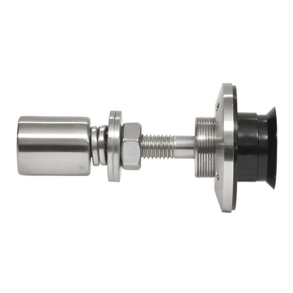 RSF10BS swivel glass attachment, 316 stainless swivel/cap fitting for 3/8-9/16" tempered glass, polished finish