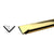 CRL 1/2 in Brass-Plastic Reflective Inside Corner Mirror Trim