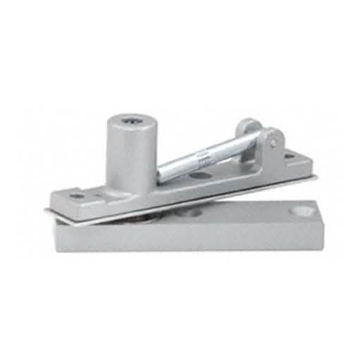 "IVES® Center-Hung Top Pivot with Aluminum Finish and Painted Cover Plate - Durable Suppor