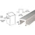 CRL 12 in Standard Post Rail Connector Block