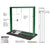 CRL Painted Level 1 Bullet-Resistant Manual Sliding Service Window