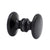 CRL Matte Black Replacement Back-to-Back Shower Door Knob Pair