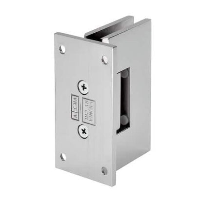 CRL Polished Nickel Vienna 337 Adjustable Wall Mount Hinge with Full Back Plate