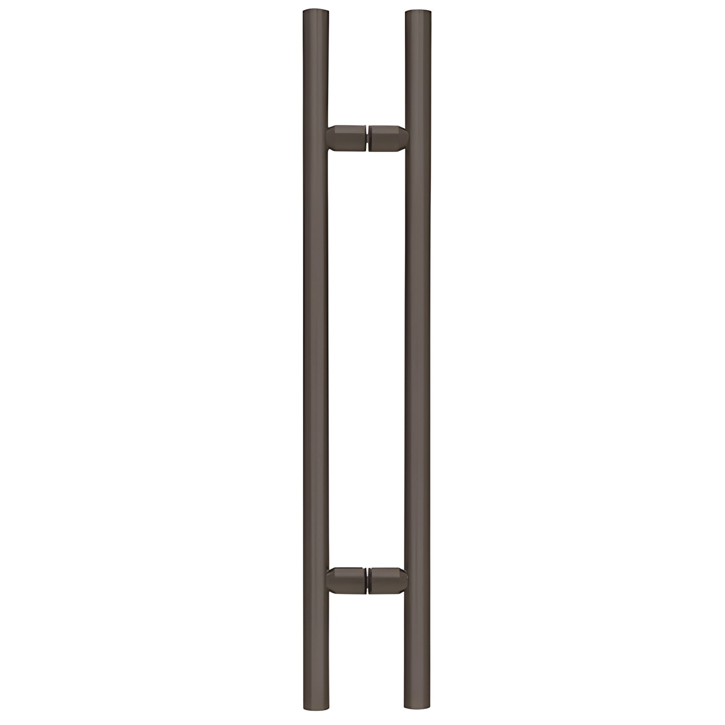 LP360RB oil-rubbed bronze ladder-style 36in tubular shower door pull, 1-1/4in brass back-to-back mount for frameless glass
